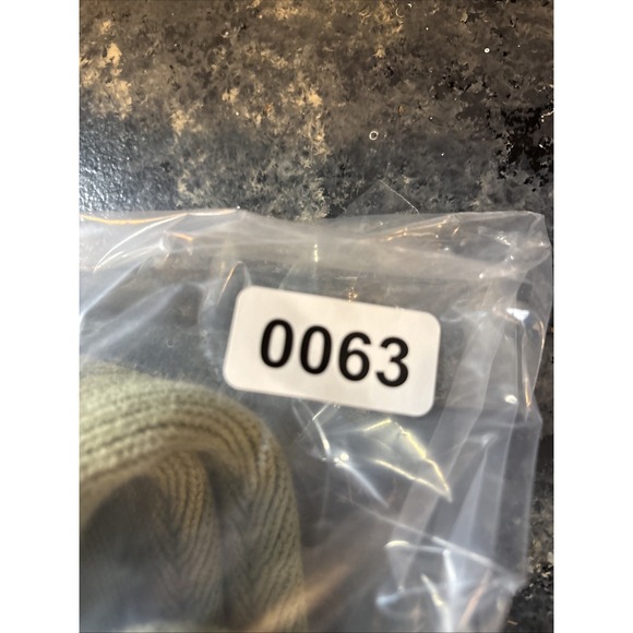 Izod Light GreenCropped Sweater Crew Neck Raw Hem Cotton Y2K Streetwear Sz L - Picture 7 of 7